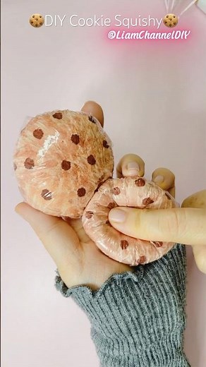 DIY Cookie Squishy/ Làm Squishy bánh Cookie/ Liam Channel