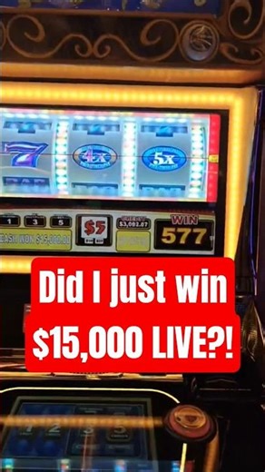 MASSIVE LIVE JACKPOT on Top Dollar Premium at Caesars Palace!