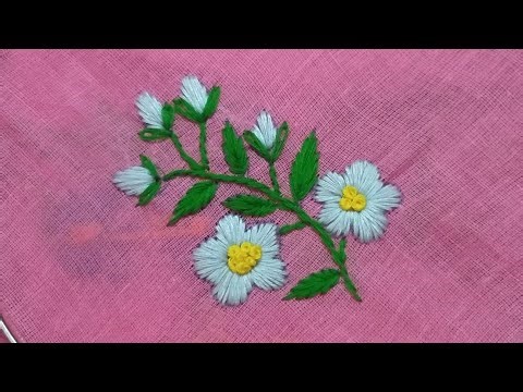 Beautiful hand embroidery stitch.