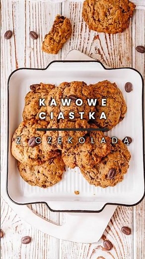 Kawowe ciastka z czekoladą