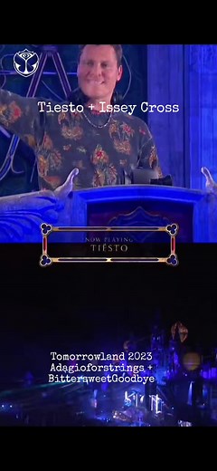 Tiesto live event performance at Tomorrowland Belgium 2023 #tiesto #isseycross #tomorrowland #belgium #edm #raver #electrohouse #psytrance #techno #psyrave #techno #hardstyle #trance #partypeople #dj #libang #fyp #top100djmag #adagioforstrings #bittersweetgoodbye