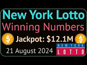 New York Lotto Winning Numbers 21 August 2024. Today NY Lotto Drawing Results Wednesday 8/21/2024