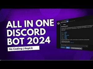 All in one bot 2024 | Repl.it | No Coding | How To Make Bot | Coderz Hub