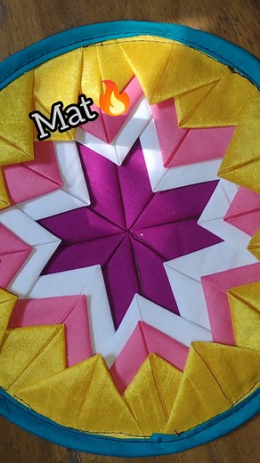 Table mat making from wastage fabric✅ #diy #brandnew #gifting #secondhand #fbreelsvideo | Mukta's Activities