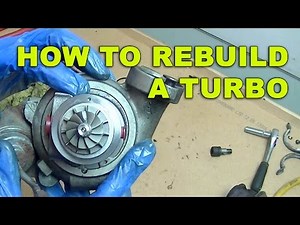 How to Rebuild a Turbo at home, in simple easy steps