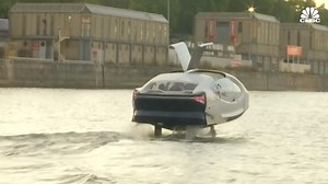 52K views · 678 reactions | The future is here. Watch this start-up test its "flying" water taxi on the Seine in Paris. | CNBC | Facebook