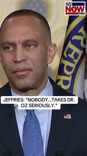 18K views · 6.1K reactions | House Minority Leader Hakeem Jeffries takes a question about CMS Admin Dr. Mehmet Oz’s claims of “phantom enrollees” in ACA plans. #news #trump #politics #droz #jeffries #shutdown | LiveNOW from FOX | Facebook
