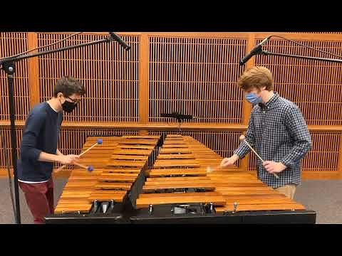 Philip Glass - Mad Rush (Marimba Duet)