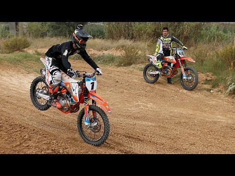 Primeros pasos de iniciación al Motocross, con Joan Cros