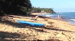 Sandy Beach Monday morning. Good day for lessons, SUP or snorkeling. Always awesome! | Rincon Surf Photos