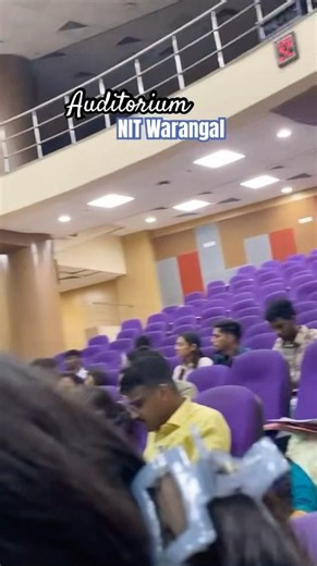 auditorium glimpse of NITWarangal #nitwarangal #nitians #nitw #iitiansvlogs #harshitanitian