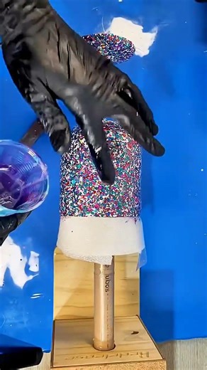 How to Make an Epoxy Tumbler with a Cup Turner | Step-by-Step DIY #resinart #diy #shorts