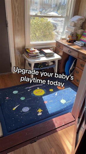 Bright colors, soft padding, and easy to clean, Where learning meets play / This play mat supports crawling, tummy time, and early development — every parent's must-have! #playmat #babyplaymat #tummytimemat #babymat #safeplay