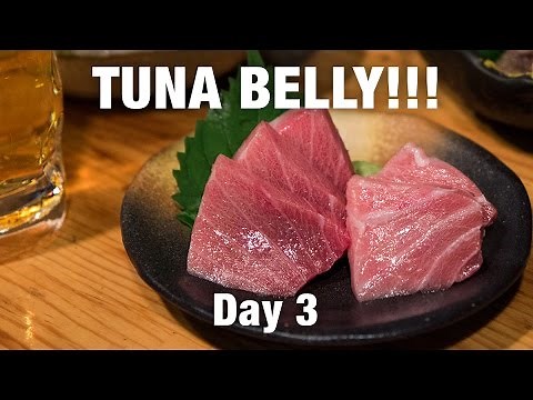 Japanese Food Tour of Osaka - TUNA BELLY (Otoro) That Will Melt-In-Your-Mouth!