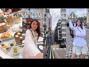 SG to MACAU, CHINA [vlog] exploring the city, best places to eat & visit in macau, what is it like!!