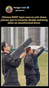 China Uses Anti-Drone Gun to Take Down Drones 😳🚁
