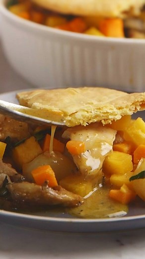 Chicken thigh pot pie DOWNLOAD OUR NEW APP: http://trib.al/ZxAU8n5 FULL RECIPE: http://trib.al/QmR24IJ | Epicurious