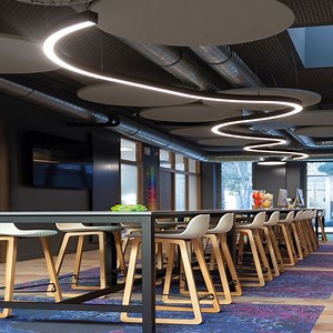 [Hot Item] Slimline LED Linear Light Fixture for Supermarkets and Offices