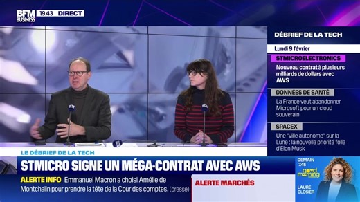 STMicro signe un méga-contrat avec AWS - 09/02