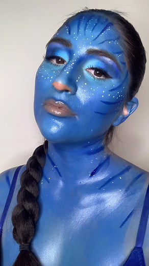 Avatar Body Paint Tutorial for Halloween
