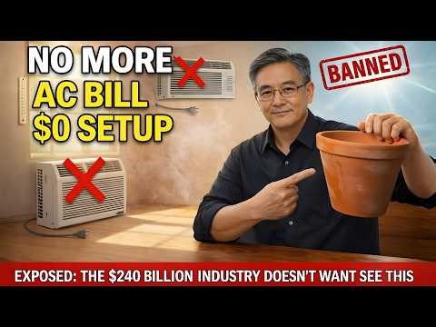 Cool ANY Room by 15° for Free. No Air Conditioner. No Fan. No Power Needed. The 3-Minute Setup