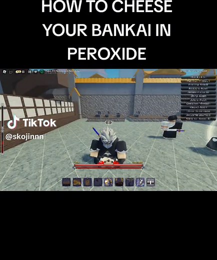 #CapCut HOW TO CHEESE YOUR BANKAI IN PEROXIDE #cheese #bankai #bleach #roblox #peroxide #fightin #hard #tutorial