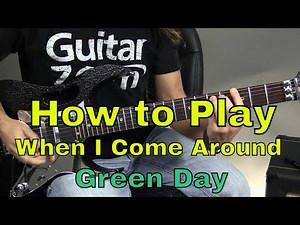 Green Day | When I Come Around | How to Play on Guitar | Tutorial | Guitar Lesson | Steve Stine