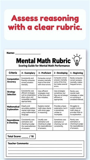 Mental Math Strategies for 4th Grade | Quick Computation Workbook