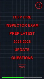 TCFP Fire Inspector Exam Prep Latest 2025 2026 Upd