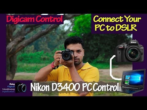 Connect Nikon D3400 to Computer | as external monitor| through Usb cable