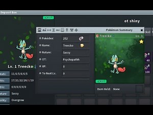 PokeMMO - 2400 hour hunt for shiny treecko