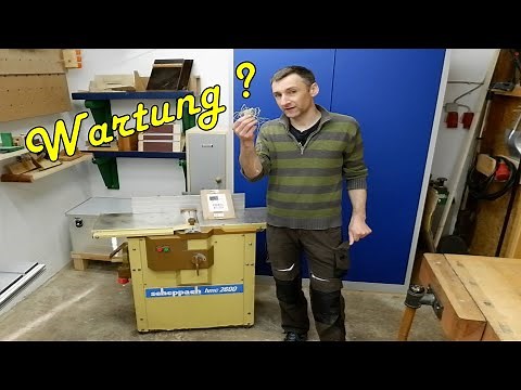 Scheppach HMC2600 surface planer thicknesser maintenance