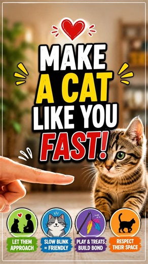 How to Make a Cat Like You FAST 🐱❤️