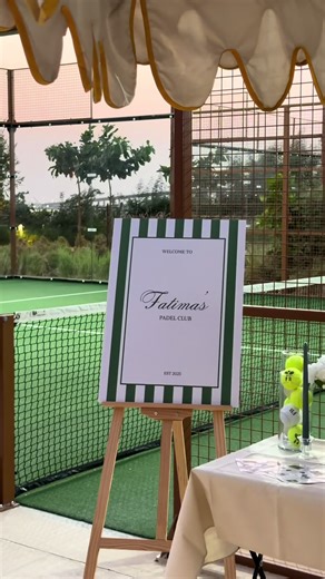 ‏Padel Club🎾🤍 #paddle #paddleclub #birthday #matcha #fyb