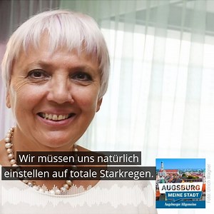 Claudia Roth tritt erneut für die Grünen bei der Bundestagswahl an. Ihr wichtigstes Thema: Klimaschutz. Im Podcast erzählt sie, warum der Klimawandel auch Augsburg und die Region bedroht. Die ganze Folge gibt's hier: azol.de/60567486 | Augsburger Allgemeine