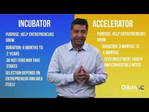 Accelerators Vs Incubators