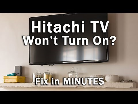 How to Fix a Hitachi TV that Won't Turn On┃6 SIMPLE Steps