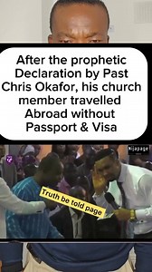 358K views · 2.4K reactions | After Pastor Chris Okafor prophetic declaration, church member travelled Abroad without passport and visa. | Matters Arising Naija | Facebook