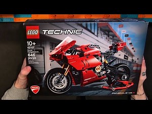 LEGO Technic Ducati Panigale V4 R 42107 Build and Review!