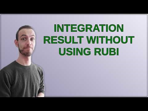 Mathematica: Integration result without using Rubi