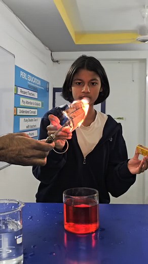 Note on fire experiment with science 🔥 #Fire #Experiment #Science #physicsexperiment | G Plus Class
