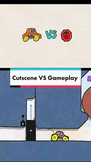 JellyCar Worlds World 2 cutscene vs gameplay #jellycar #indiegames