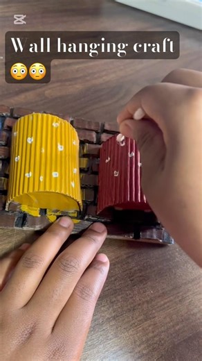 DIY wall hanging craft #paperwallcraft #craft #diy #homemadepapercraft #shorts