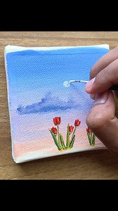 30K views · 536 reactions | Spring flowers acrylic painting | Vinee Painting | Facebook