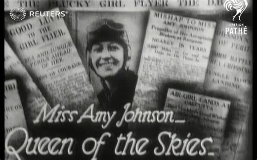 传奇女飞行员艾米·约翰逊Amy Johnson flight to Australia 1930