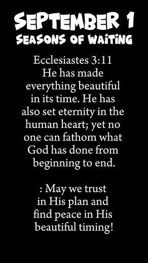 We have the unfathomable God and He has beautiful time for everything. ‎#JesusIsOurLord #seekJesus #GodLovesYou #JesusLovesYou #JesusIsLife | Ignited Souls