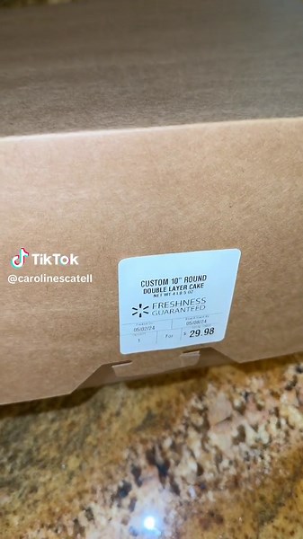 Custom Walmart Cake 🤎