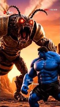 🐝😱Giant Honey Bee Monster Attacks Village! Bulk Saves Children#Hulk#shorts#telugustories #pavistudio