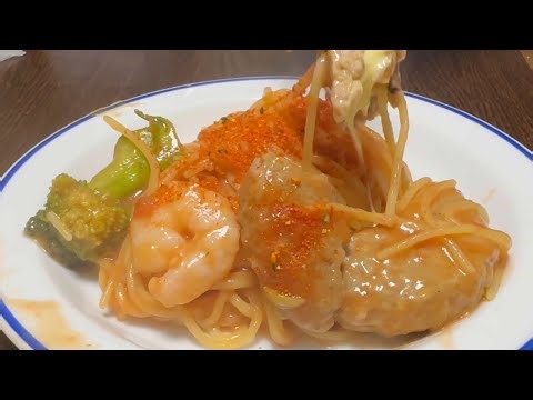 BRUNOで適当にトマトパスタを作る金曜の夜 vlog1712