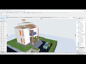 ArchiCAD 28 Class 3: Step-by-step 2 Storey Building Modelling #ArchiCAD